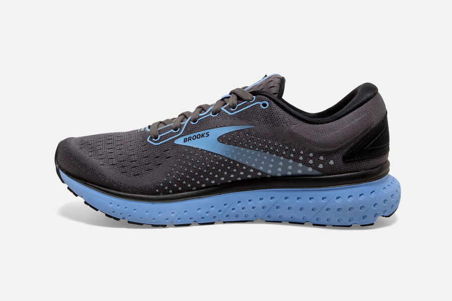 Brooks Running Shoes Womens Black/Blue - Glycerin 18 Road - 1650-BMYAT